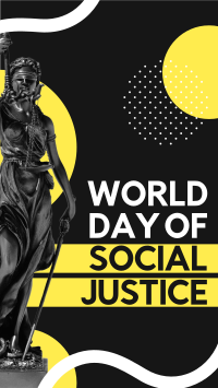 Social Justice World Day Facebook Story Design
