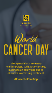 Cancer Day Ribbon Pin Facebook story Image Preview