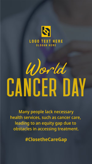 Cancer Day Ribbon Pin Facebook story Image Preview
