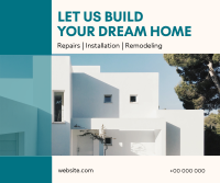 Dream Home Facebook Post Design
