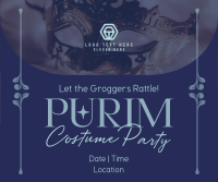 Purim Costume Party Facebook post Image Preview