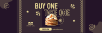 Pancake Day Promo Twitter Header Design