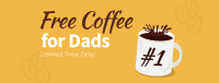 Father's Day Coffee Facebook cover Image Preview