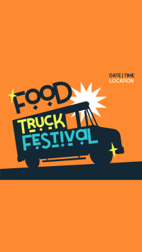 Food Truck Festival Instagram reel Image Preview