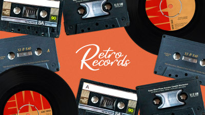 Retro Records YouTube Banner Image Preview