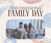 Floral Family Day Facebook post Image Preview