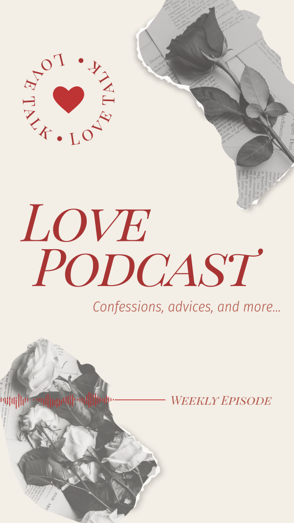 Love Podcast Instagram Story Design Image Preview