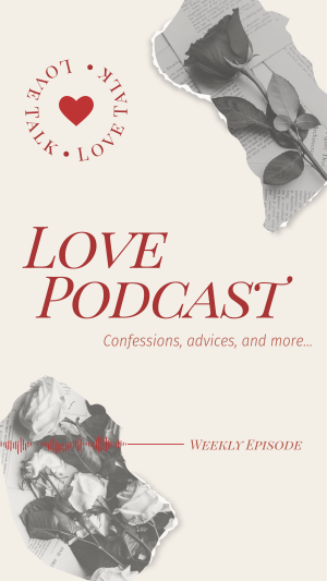 Love Podcast Instagram story