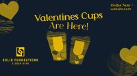 Valentine Cups Facebook Event Cover Design