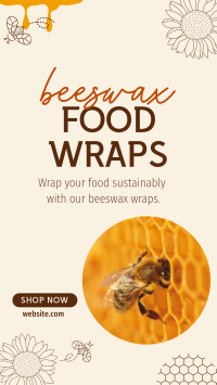 Beeswax Food Wraps Instagram Story Design