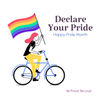 Declare Your Pride Instagram Post Design