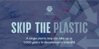 Sustainable Zero Waste Plastic Twitter post Image Preview