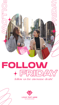 Awesome Follow Us Friday Instagram Reel Design