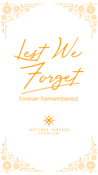 Forever Remembered TikTok Video Image Preview