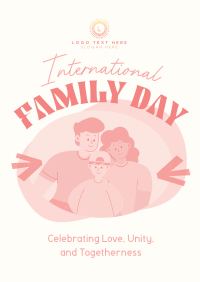 International Family Day Celebration Flyer Design