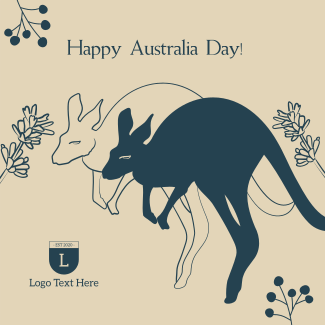 Australia Day Kangaroo Instagram post
