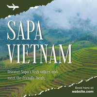 Vietnam Rice Terraces Instagram post Image Preview
