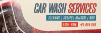 Auto Clean Car Wash Twitter Header Image Preview