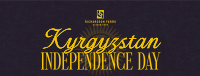 Kyrgyzstan Independence Day Facebook Cover Image Preview