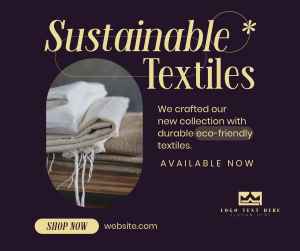 Sustainable Textiles Collection Facebook post Image Preview