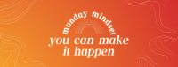 Monday Mindset Quote Facebook cover Image Preview