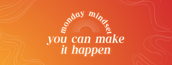 Monday Mindset Quote Facebook Cover Design