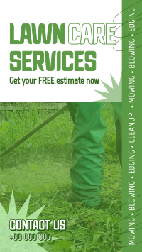 Professional Lawn Services TikTok video Image Preview