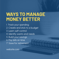 Ways to Manage Money Linkedin Post Image Preview