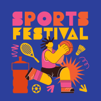 Go for Gold on Sports Festival T-shirt Design