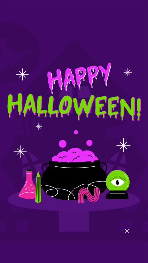 Dripping Halloween Potions Facebook story Image Preview