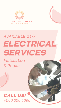 Electrical Installation Service Instagram Story Design