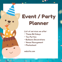 Kids Party Instagram post Image Preview
