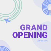Contemporary Grand Opening Instagram Post Design