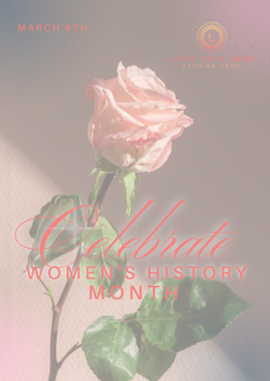 Women's History Video Flyer Image Preview
