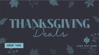 Thanksgiving Autumn Leaves Facebook event cover Image Preview