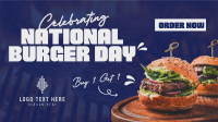 National Burger Day Celebration Facebook Event Cover Design