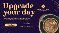 Free Upgrade Upsize Coffee Animation Preview