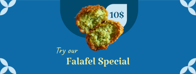 Restaurant Falafel Special  Facebook cover Image Preview
