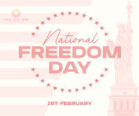 Remembering Freedom Day Facebook Post Design