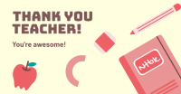 Teacher Appreciation Facebook ad Image Preview