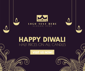 Diwali Candle Sale Facebook post Image Preview