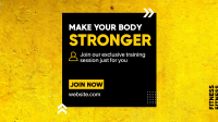 Make Your Body Stronger Facebook Event Cover Design