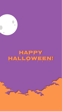 Happy Halloween Facebook Story Design