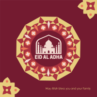 Eid Al Adha Frame Linkedin Post Design