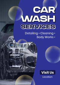 Carwash Auto Detailing Poster Image Preview