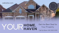 Your Home Your Haven Facebook Event Cover Design