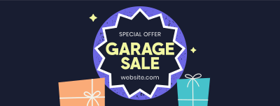 Garage Sale Ad Facebook cover Image Preview