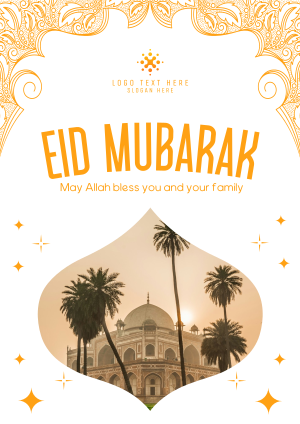 Starry Eid Al Fitr Flyer Image Preview