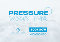 Professional Pressure Wash Postcard Design