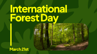 Forest Day Greeting Video Image Preview
